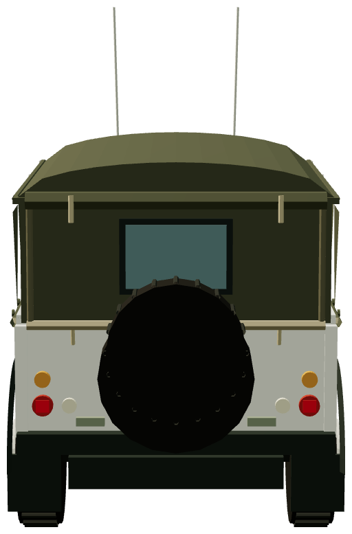 MINUSTAH Brazilian Marines Defender 90 (Haiti 2017) — rear render