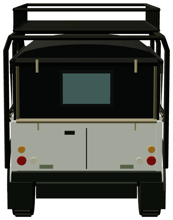 NAS Defender 90 — rear render