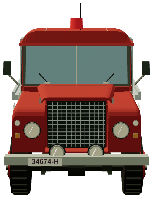 NSW Bush Fire Brigade Tanker — front render