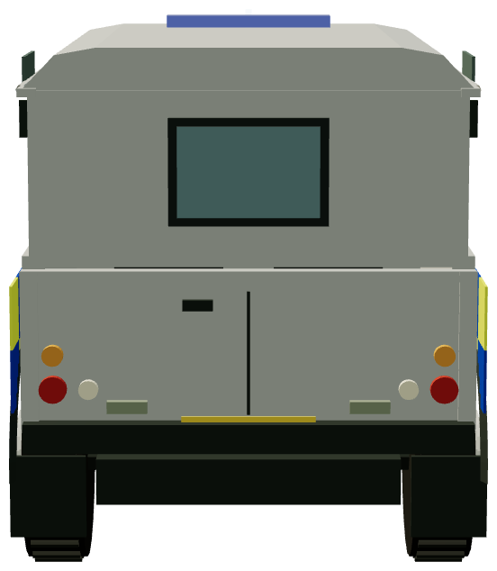 North Yorkshire Police Rural Task Force Defender — rear render