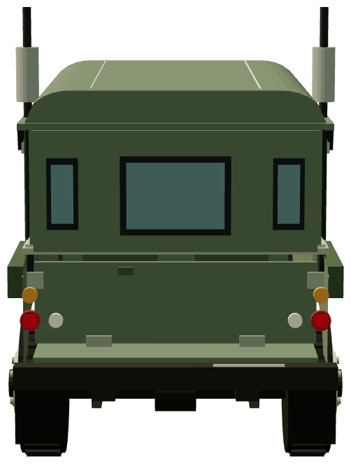 New Zealand Stage 1 electronic-warfare vehicle — rear render