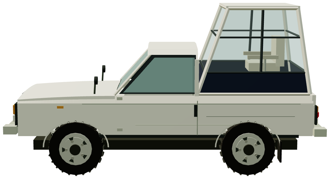 Ogle Range Rover Popemobile — side render