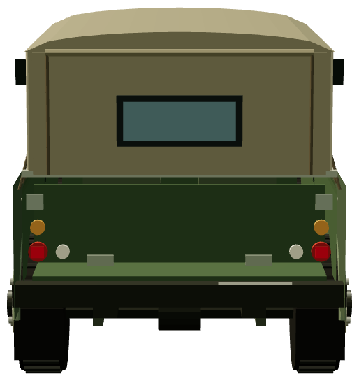 OTAL amphibious Land Rover — rear render
