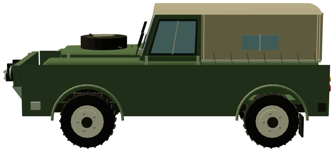OTAL amphibious Land Rover — side render