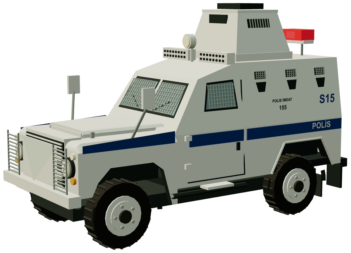 Otokar Akrep Police — three-quarter render