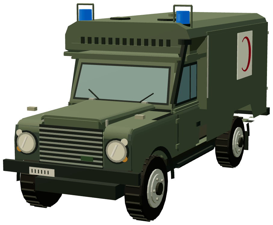 Otokar Defender Ambulance — front three-quarter render