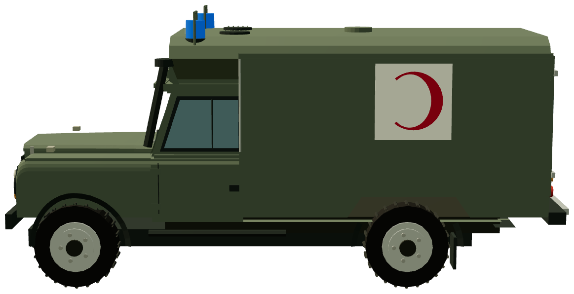 Otokar Defender Ambulance — side render