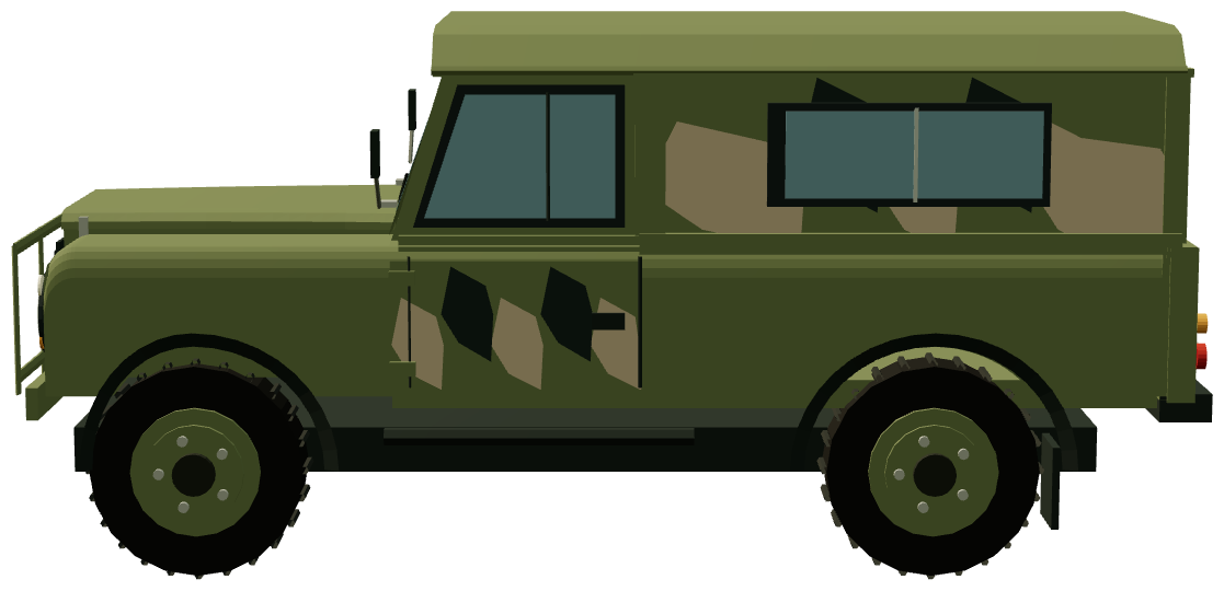 Perentie 4×4 Hard Top — side render
