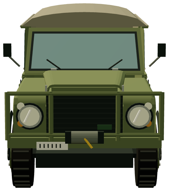 Perentie 4×4 Canvas — front render