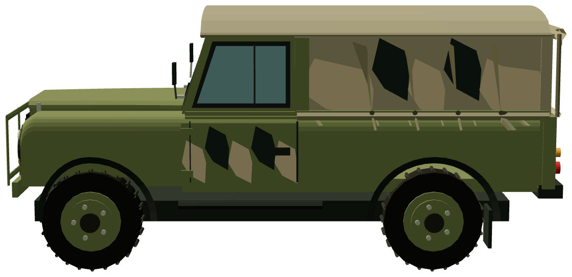 Perentie 4×4 Canvas — side render