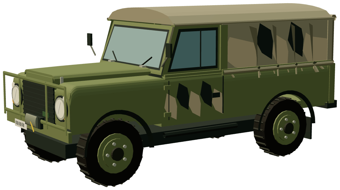 Perentie 4×4 Canvas — three-quarter render