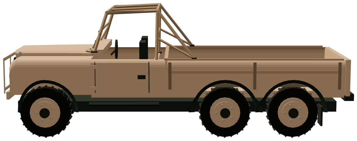 Perentie 6×6 Oman Logistics Vehicle — side render