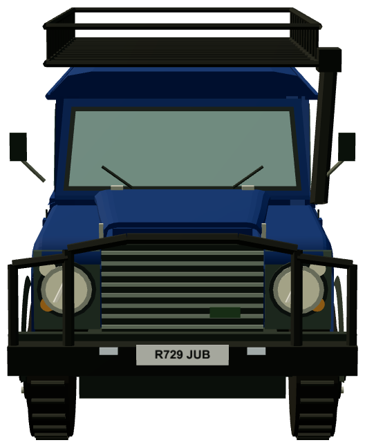 Pizza Overland Defender 110 — front render