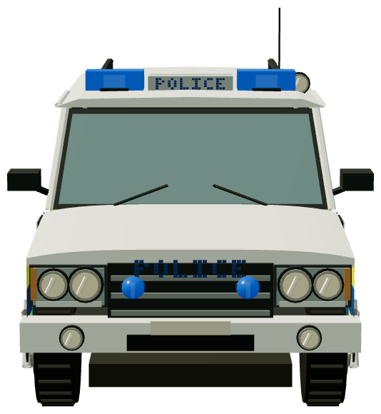 Cheshire Police Range Rover — front render
