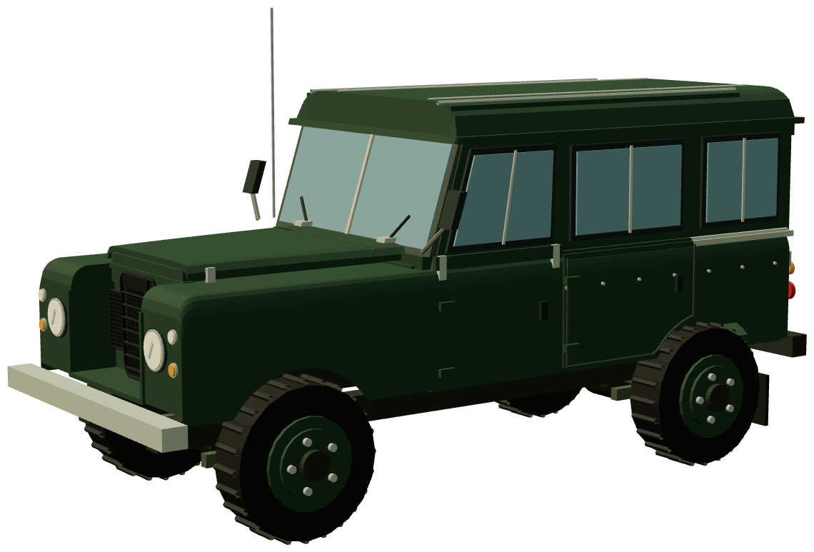Queen Elizabeth II's Series IIA 109 SW — three-quarter render
