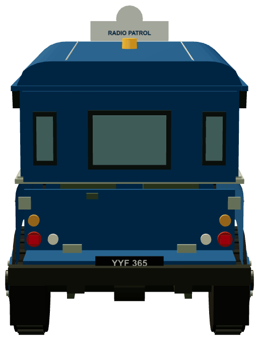 RAC Radio Patrol Series II 109 Hard Top — rear render