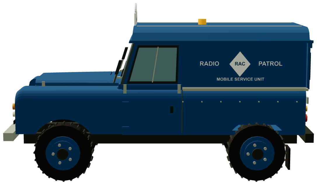 RAC Radio Patrol Series II 109 Hard Top — side render
