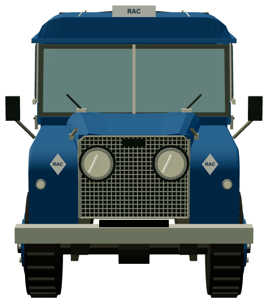 RAC Series I 109 Canvas Road Service — front render
