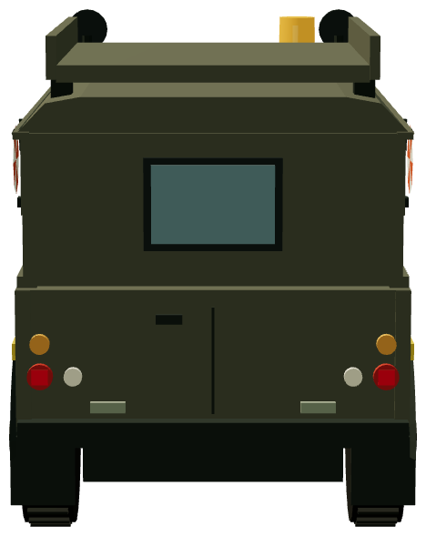 RAF Helicopter Support Vehicle — rear render