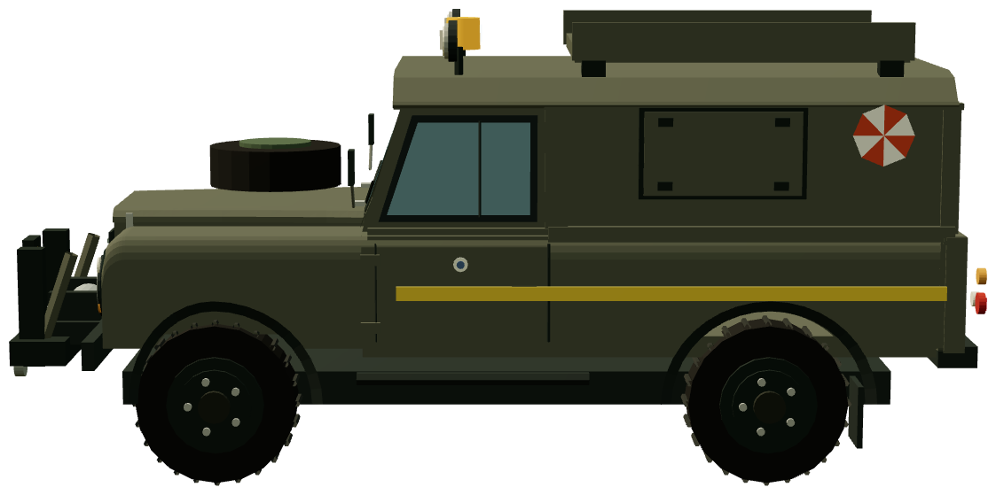 RAF Helicopter Support Vehicle — side render