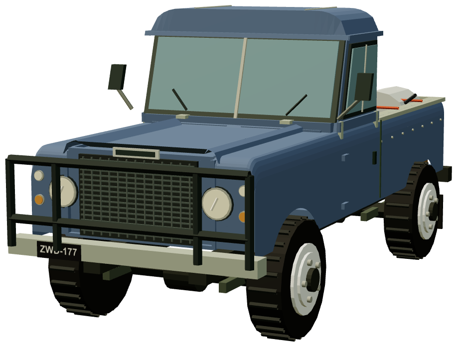 RAN Series III Stage 1 V8 Fire Ute — front three-quarter render