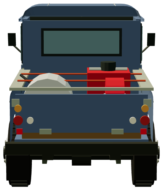 RAN Series III Stage 1 V8 Fire Ute — rear render