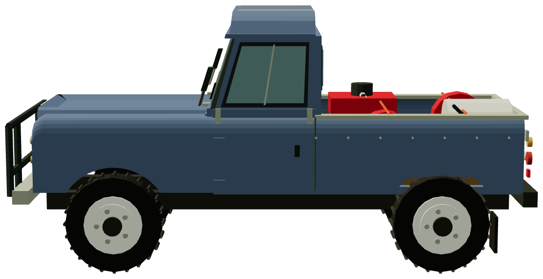 RAN Series III Stage 1 V8 Fire Ute — side render