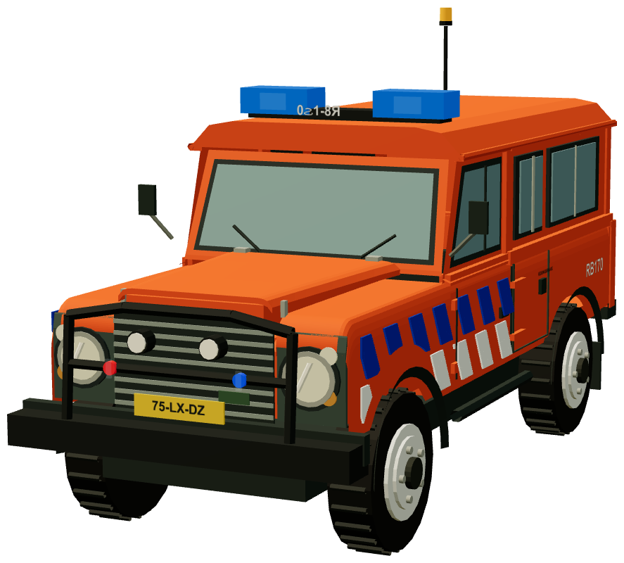 Reddingsbrigade RB 170 Defender 110 — front three-quarter render