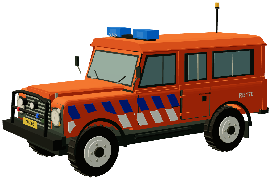 Reddingsbrigade RB 170 Defender 110 — three-quarter render