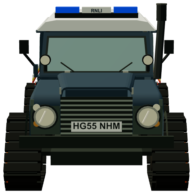RNLI West Kirby Mattracks Defender — front render