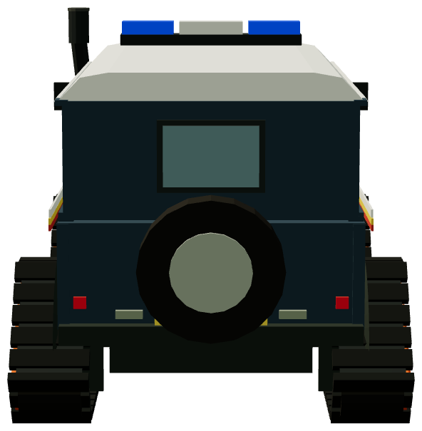 RNLI West Kirby Mattracks Defender — rear render