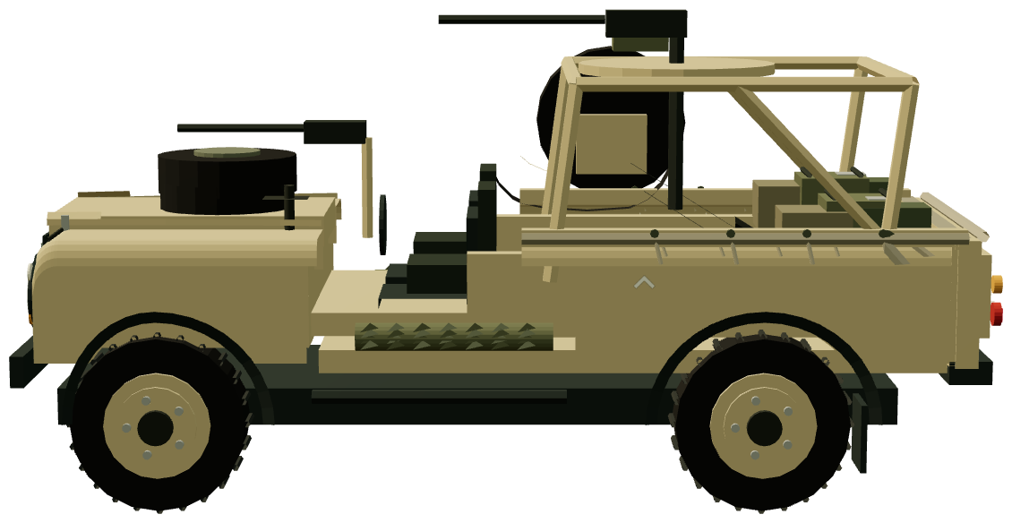 Royal Marines Brigade Patrol Troop WMIK — side render