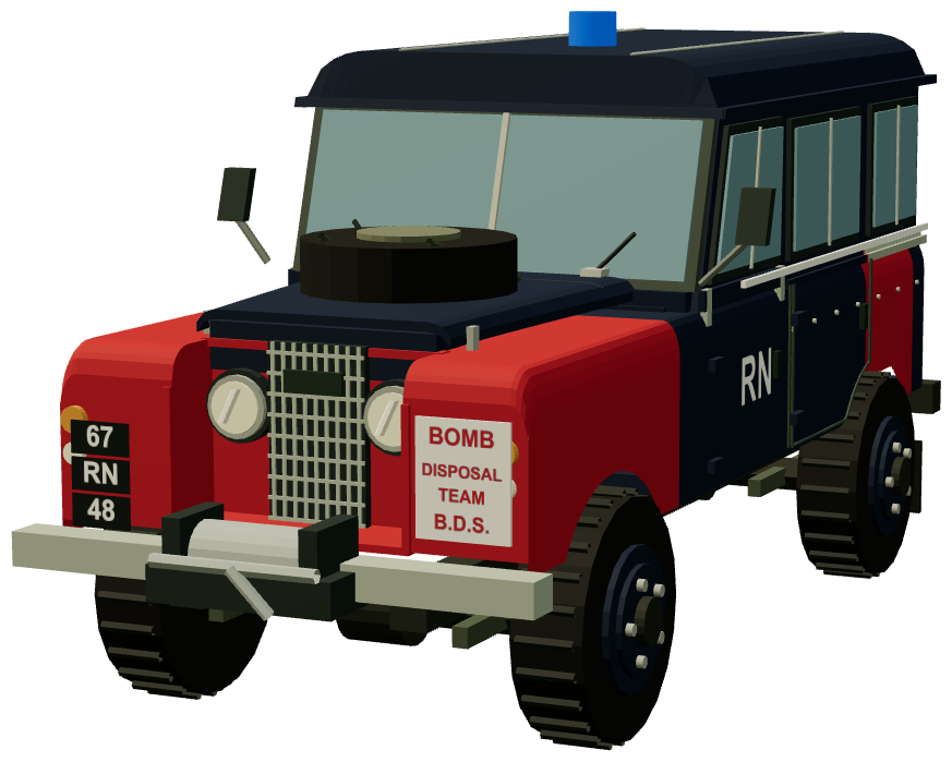 Royal Navy Bomb Disposal — front three-quarter render