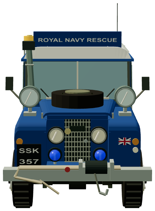 Royal Navy Rescue — front render
