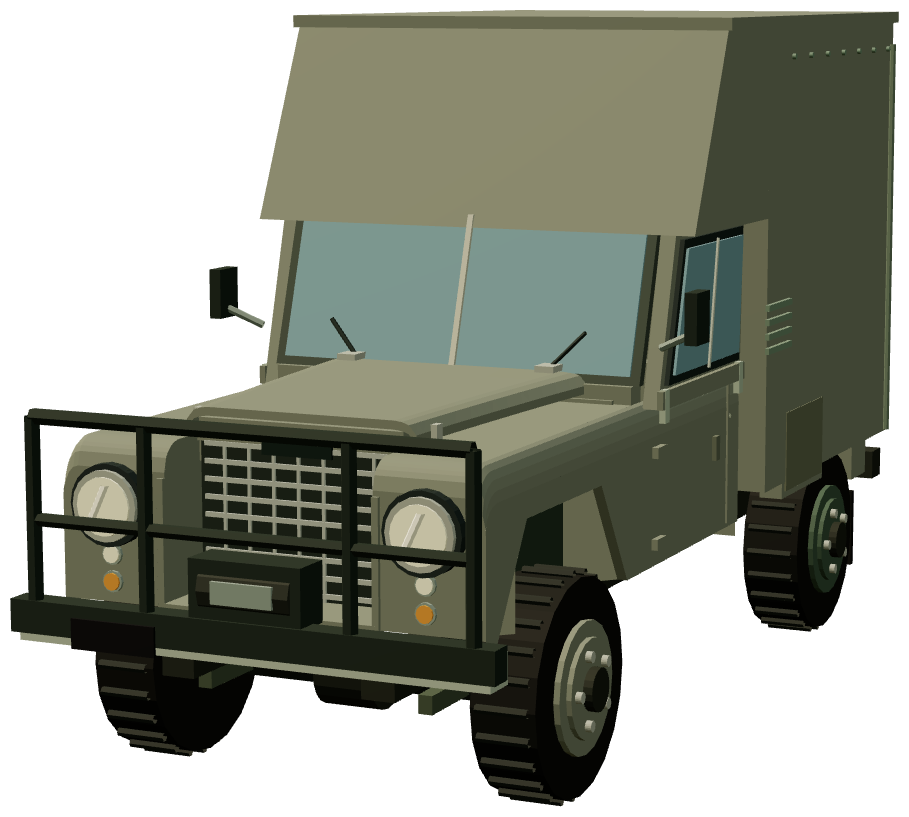 Series 2A Ambulance-bodied ERV — front three-quarter render
