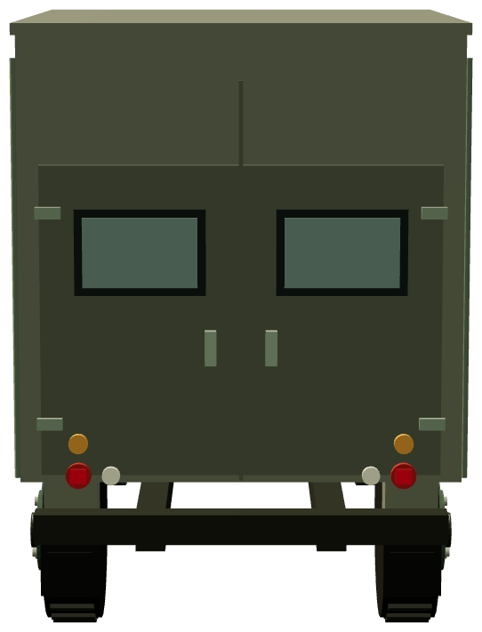 Series 2A Ambulance-bodied ERV — rear render