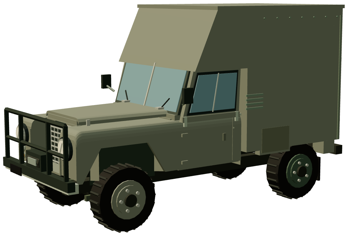 Series 2A Ambulance-bodied ERV — three-quarter render