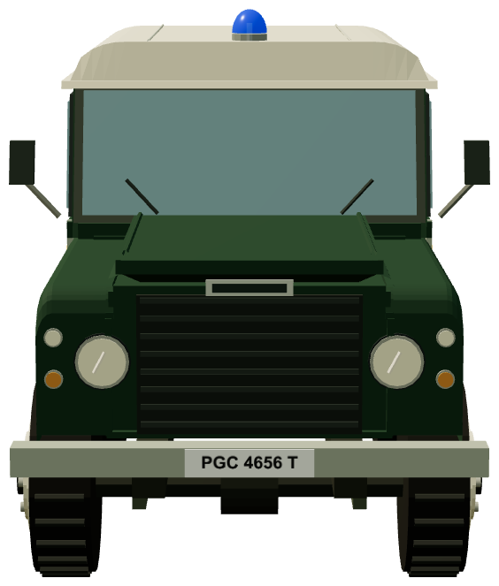 Santana 88 Patrulla Rural — front render
