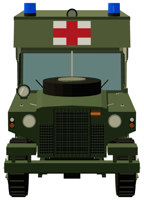 Santana Ambulance — front render