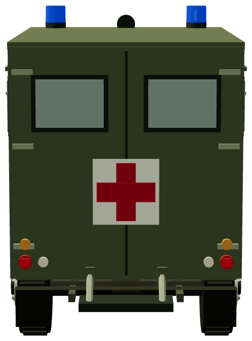 Santana Ambulance — rear render