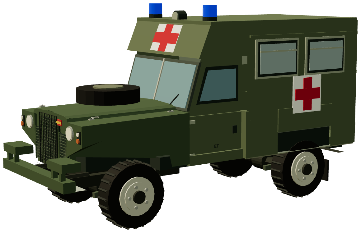 Santana Ambulance — three-quarter render