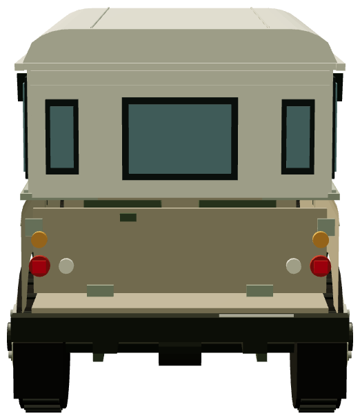Series III Santana 6cyl Diesel — rear render