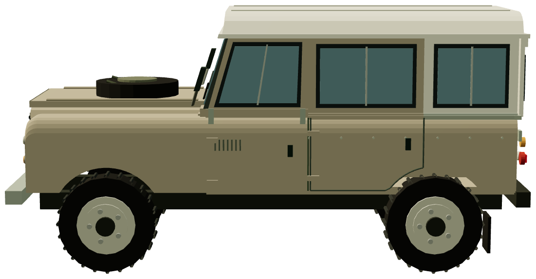 Series III Santana 6cyl Diesel — side render