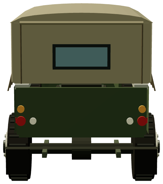 Santana Militar 109 — rear render