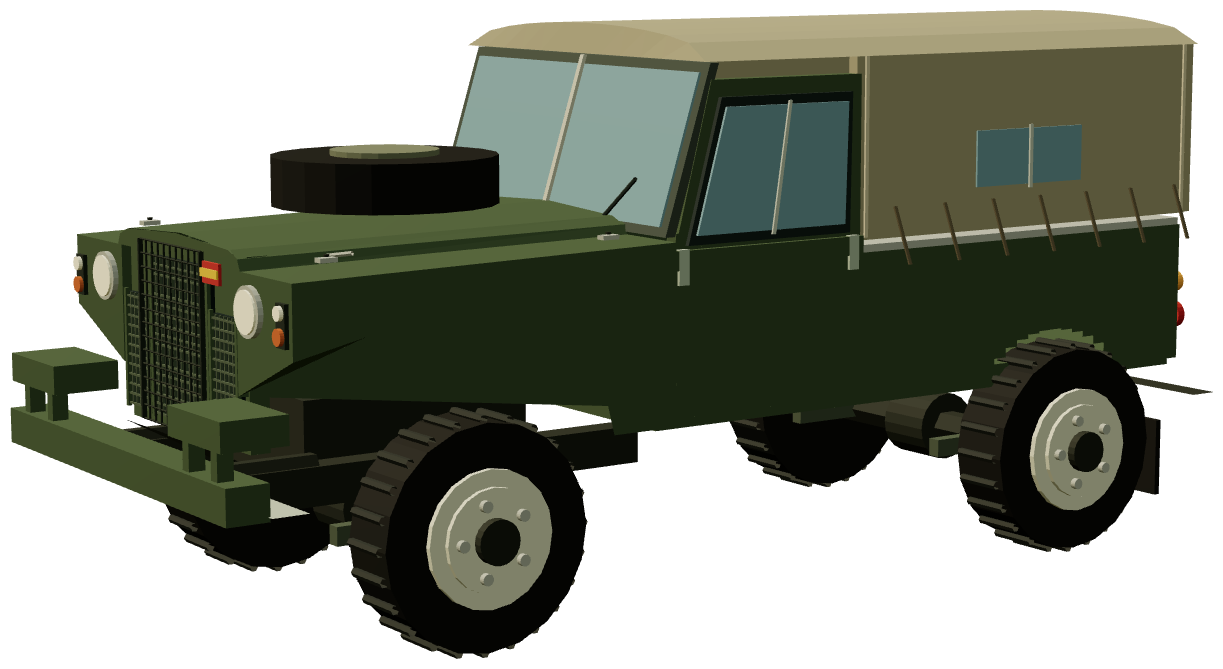 Santana Militar 109 — three-quarter render