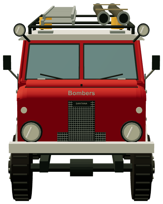 1300 Bomberos — front render