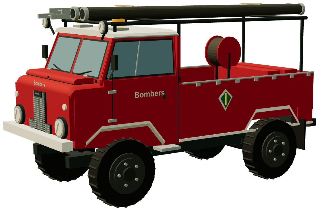 1300 Bomberos — three-quarter render