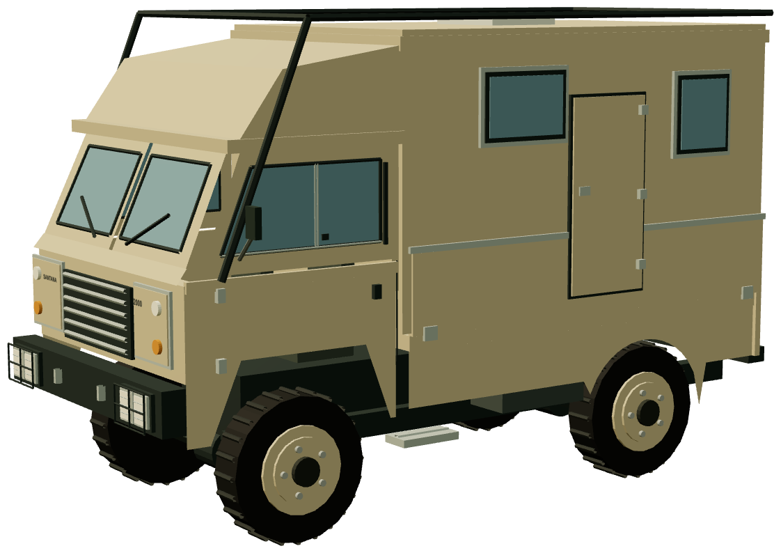 Santana 2000 Autocaravana — three-quarter render