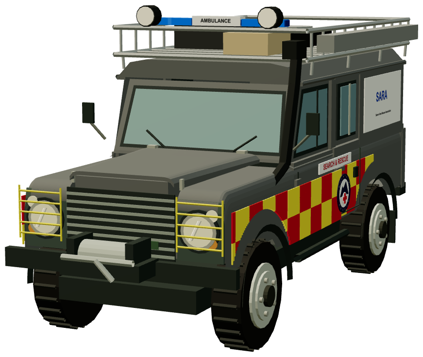 SARA Defender — front three-quarter render