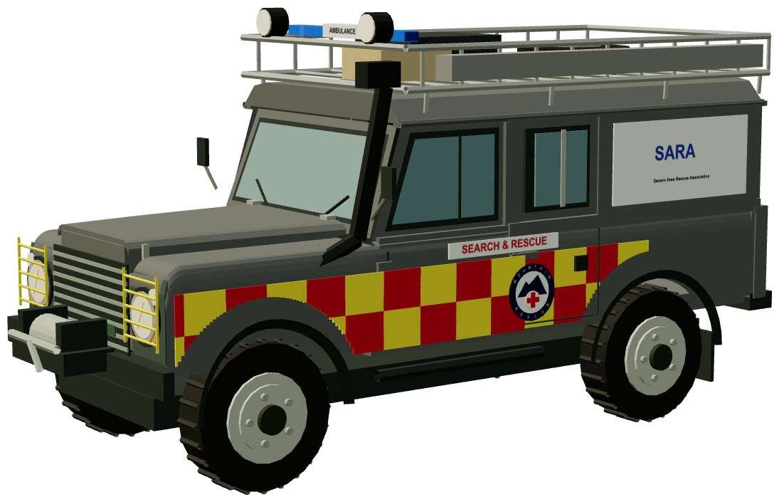 SARA Defender — three-quarter render
